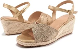Ablanczoom Wedge Sandals for Women Espadrilles: Dressy Platform Open Toe Ankle Strap Summer Wedges Heels for Casual Vacation Travel Work