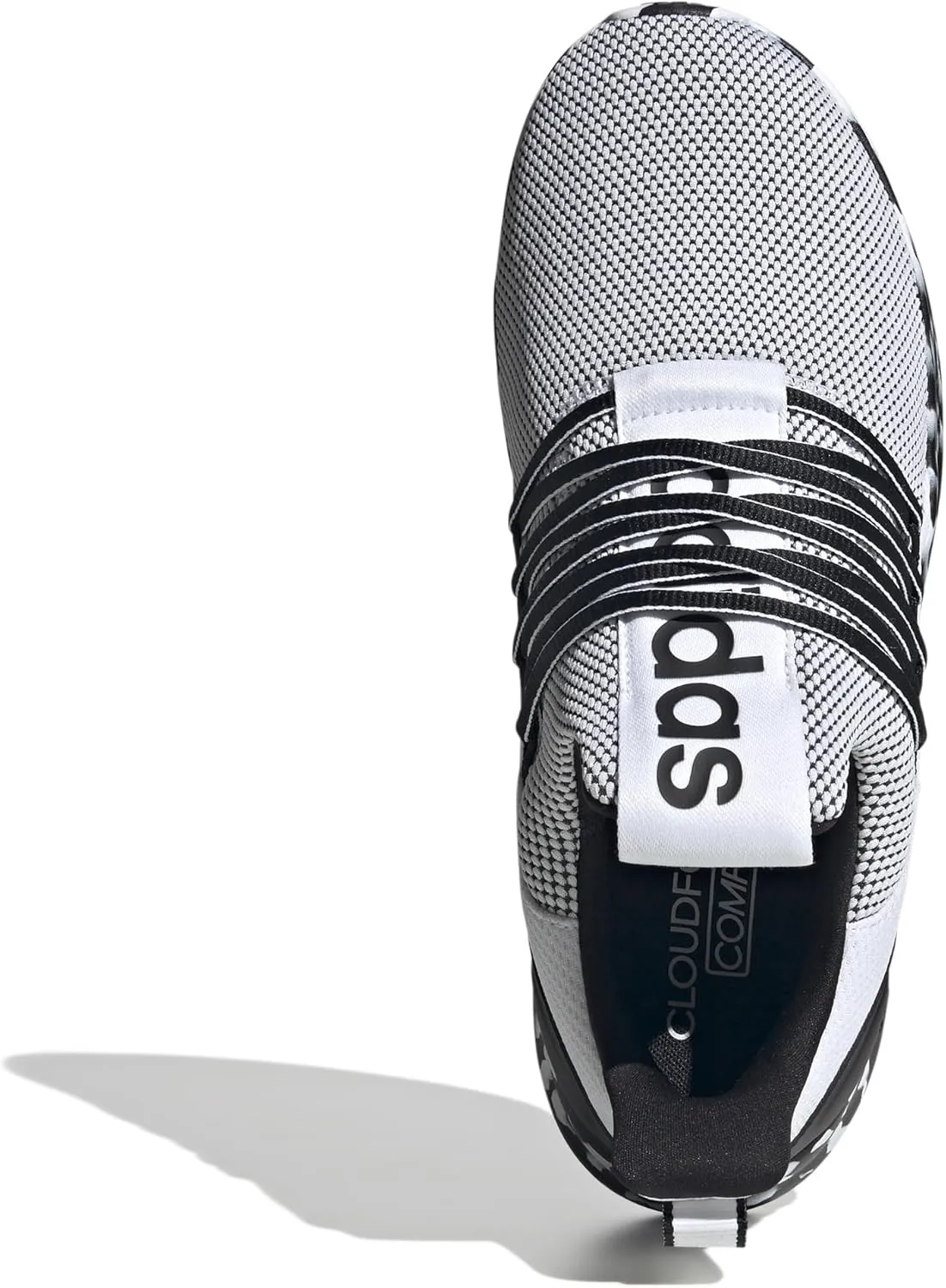 adidas Mens Lite Racer Adapt 7.0 Slip On Sneakers Shoes Casual - Black