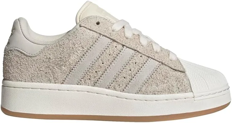 adidas Womens Superstar XLG Lace Up Sneakers Shoes Casual - Beige