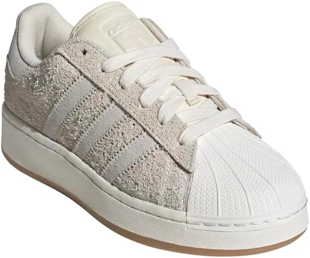 adidas Womens Superstar XLG Lace Up Sneakers Shoes Casual - Beige