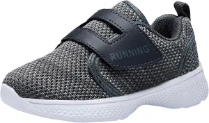 adituo Toddler/Little Kid Boys Girls Lightweight Breathable Sneakers Strap Athletic Runing Walking Sports Shoes
