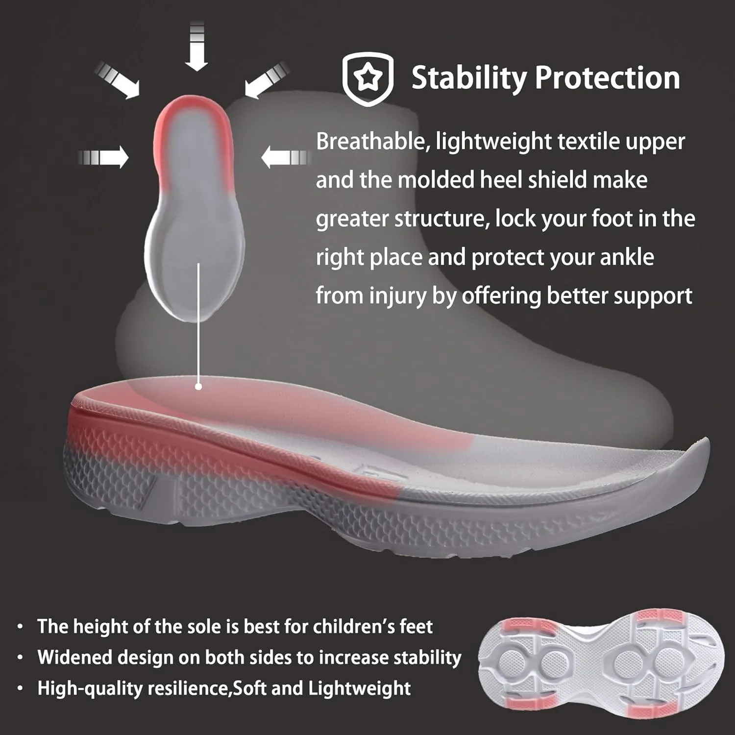 adituo Toddler/Little Kid Boys Girls Lightweight Breathable Sneakers Strap Athletic Runing Walking Sports Shoes