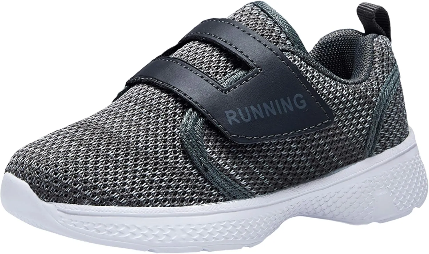 adituo Toddler/Little Kid Boys Girls Lightweight Breathable Sneakers Strap Athletic Runing Walking Sports Shoes