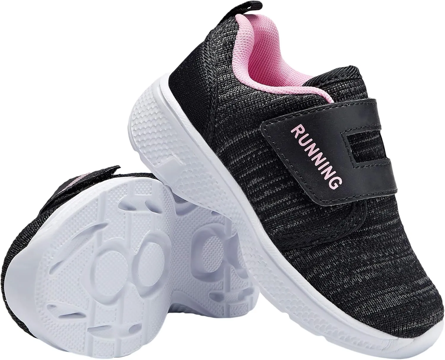 adituo Toddler/Little Kid Boys Girls Lightweight Breathable Sneakers Strap Athletic Runing Walking Sports Shoes