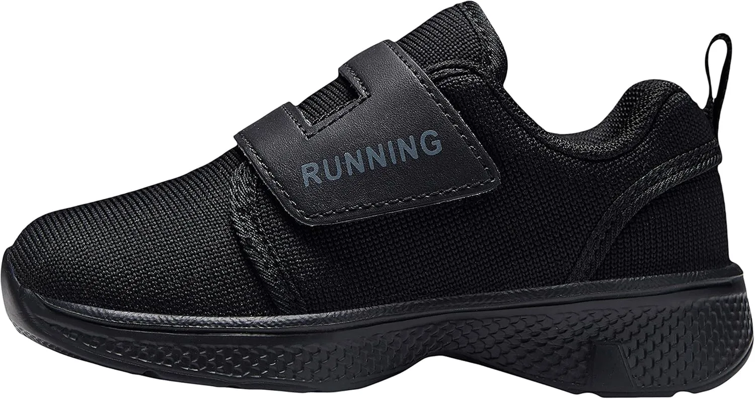 adituo Toddler/Little Kid Boys Girls Lightweight Breathable Sneakers Strap Athletic Runing Walking Sports Shoes