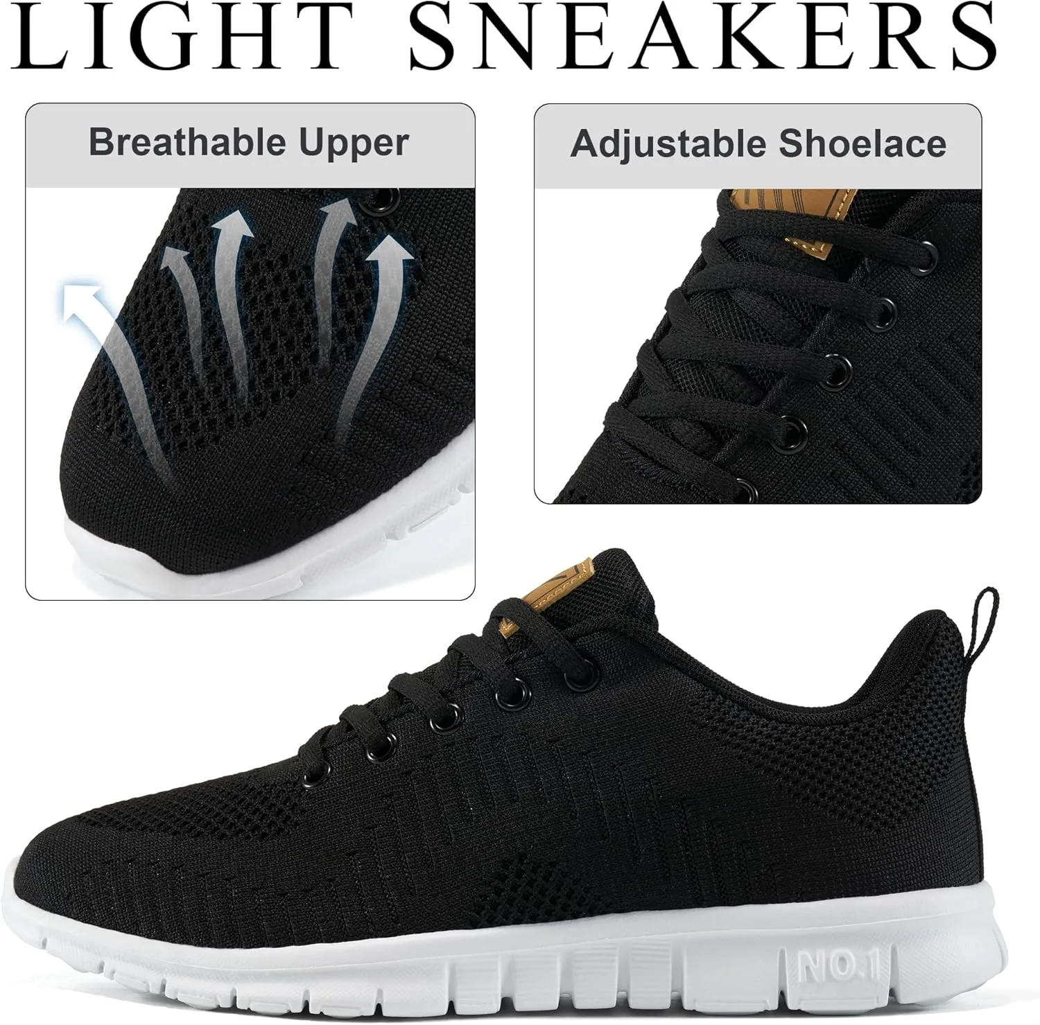 Alicegana Womens Sneakers Tennis Shoes Lightweight Non Slip Casual Walking Running