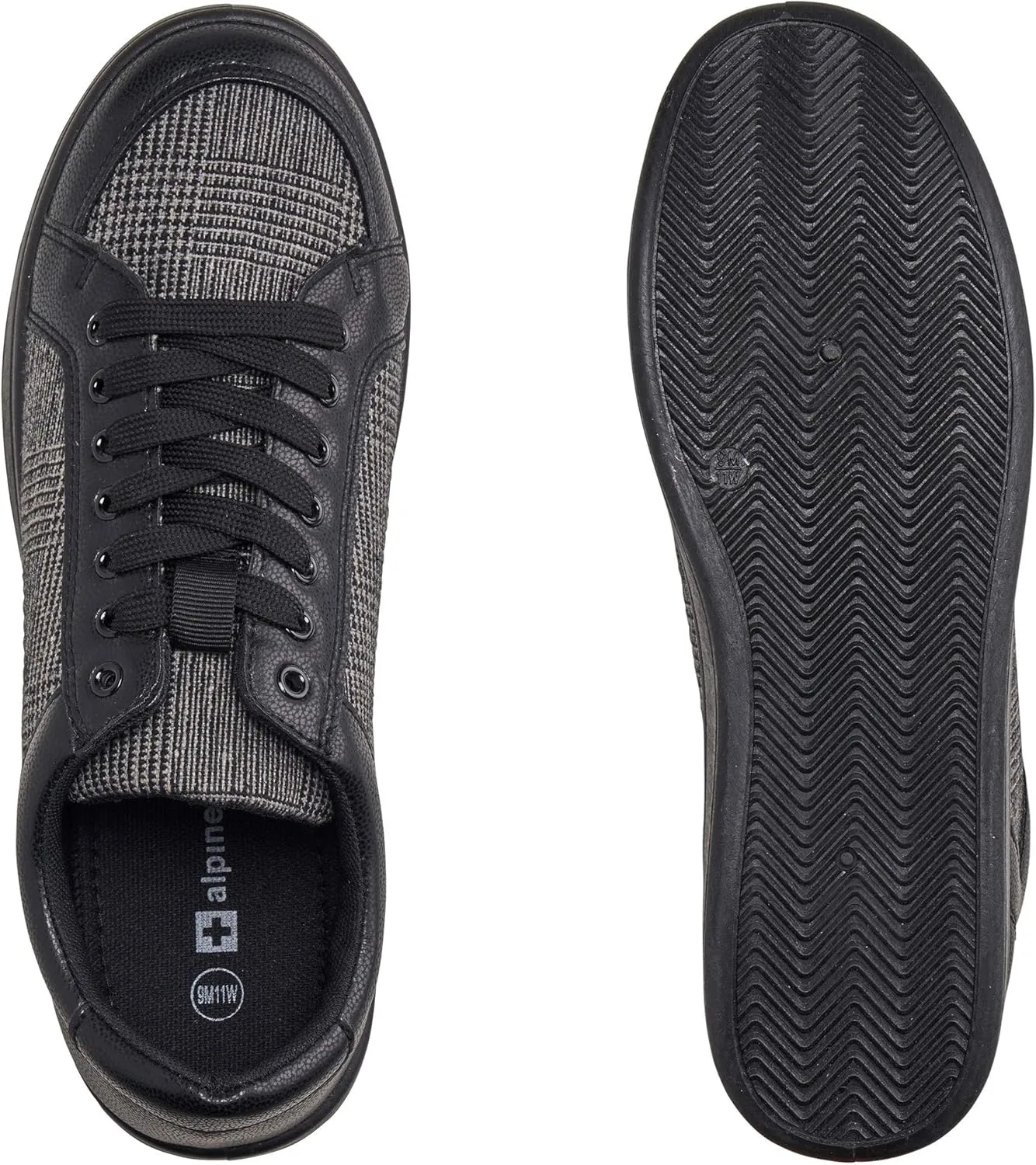 Alpine Swiss David Mens Fashion Sneakers Lace Up Low Top Retro Tennis Shoes