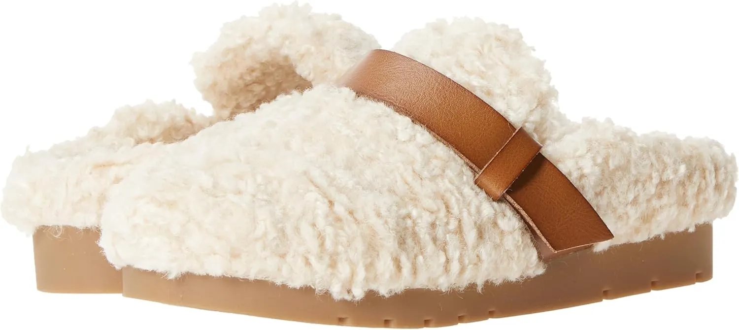 Amazon Essentials Women's Backless Shearling Memory Foam Mule