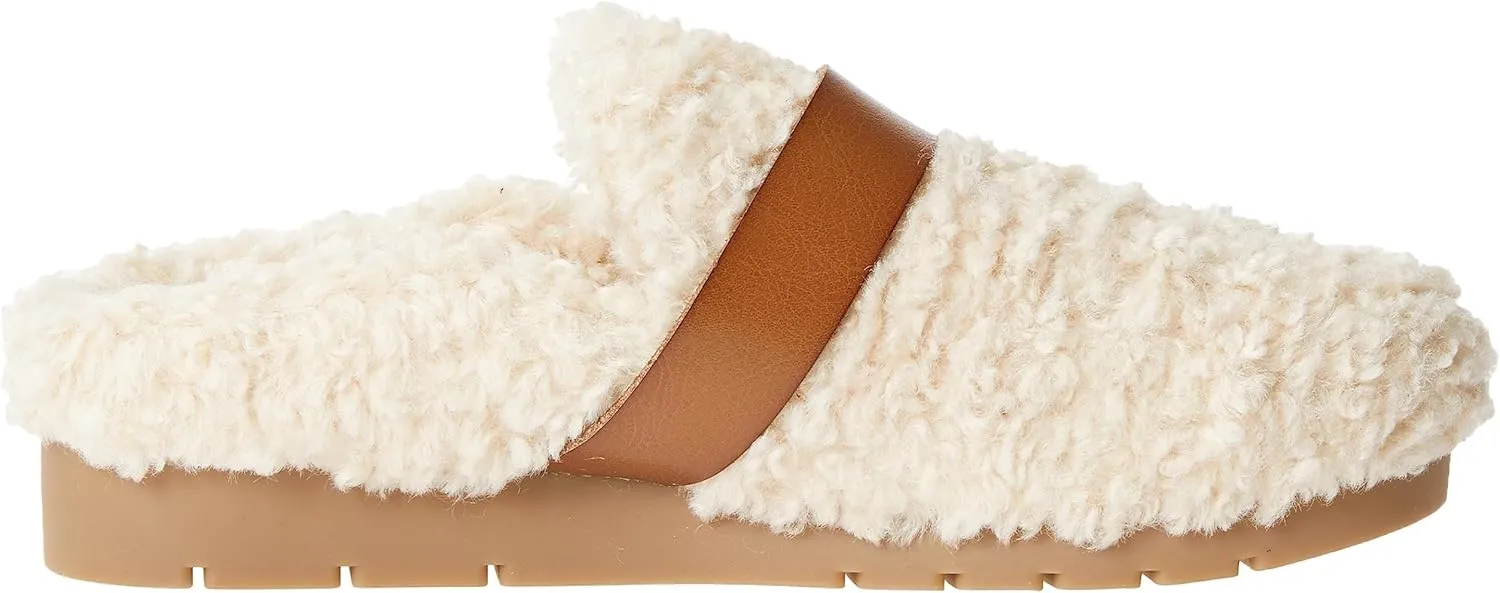 Amazon Essentials Women's Backless Shearling Memory Foam Mule