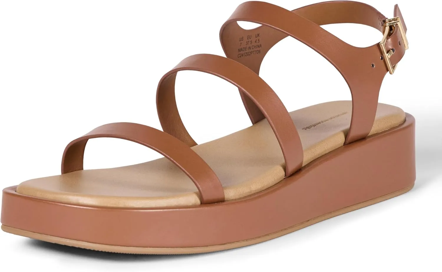 Amazon Essentials Women's Strappy Flatform Sandals