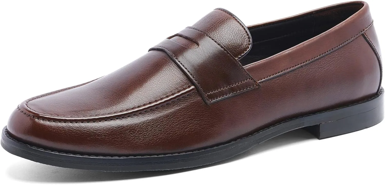 Anthony Veer Sherman Penny Loafers for Men | Blake Stitch Construction | Ortholite® Cushioned Footbed
