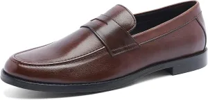 Anthony Veer Sherman Penny Loafers for Men | Blake Stitch Construction | Ortholite® Cushioned Footbed