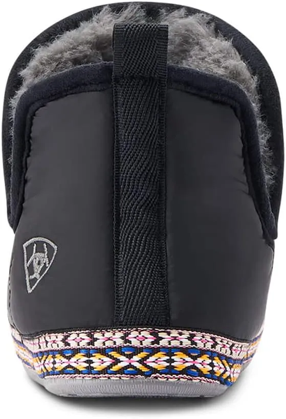 ARIAT Women's Indoor/Outdoor Warm Comfortable Crius Bootie Slippers with Sherpa Lining