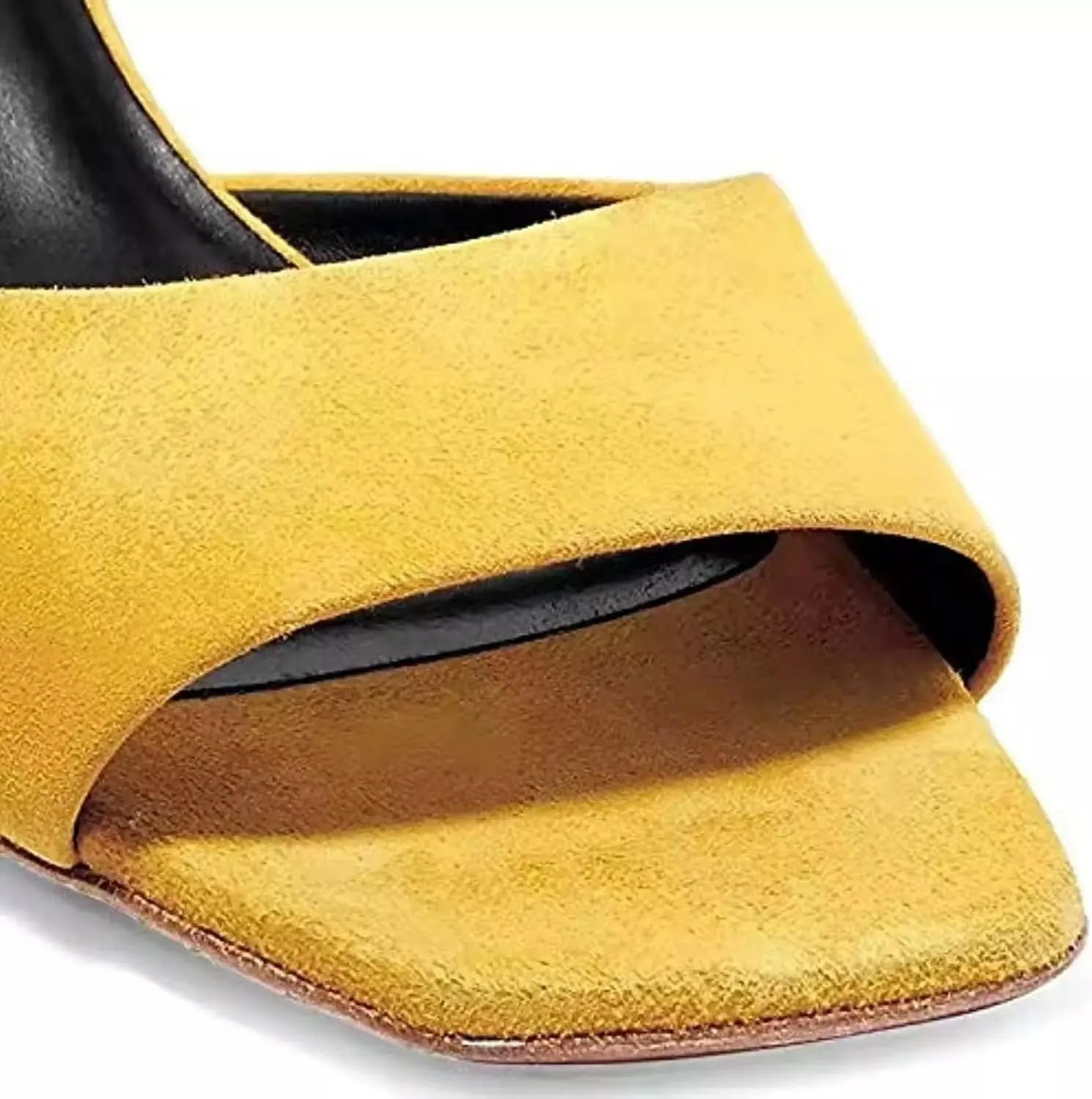 Axellion Mule Slipper for Women, Abnormal Heel Sandals Round Toe Mule Shoes Spherical Sandal Slides for Party Evening