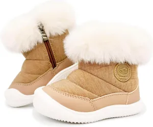 Baby Snow Boots Winter Warm Booties Infant Boys Girls Outdoor Shoes for Cold Weather 6 9 12 15 18 24 Months