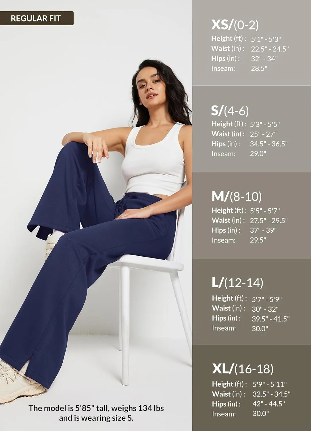baleaf Womens Fleece Lined Wide Leg Sweatpants Drawstring Sweat Pants with Pockets Athletic Track Fall Winter