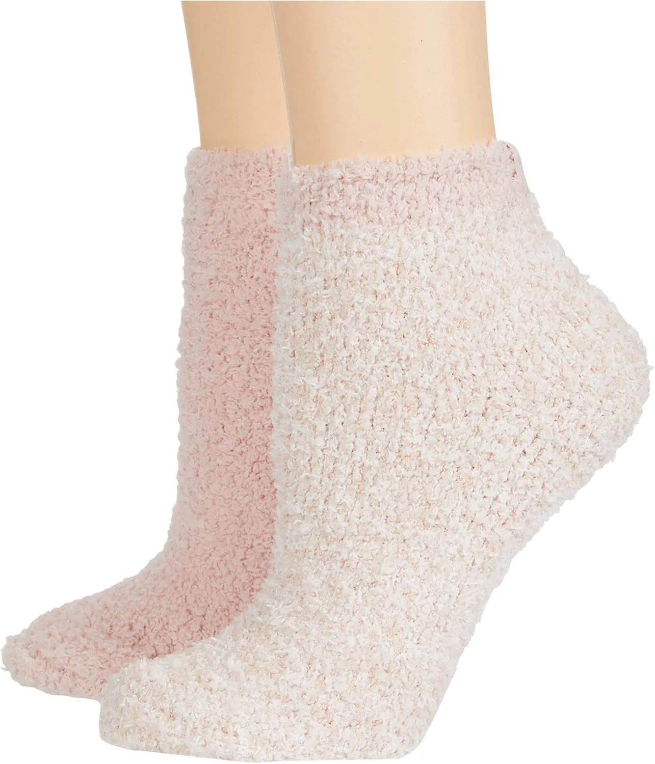 Barefoot Dreams CozyChic 2 Pair Tennis Sock Set, Plush Socks, Set of 2