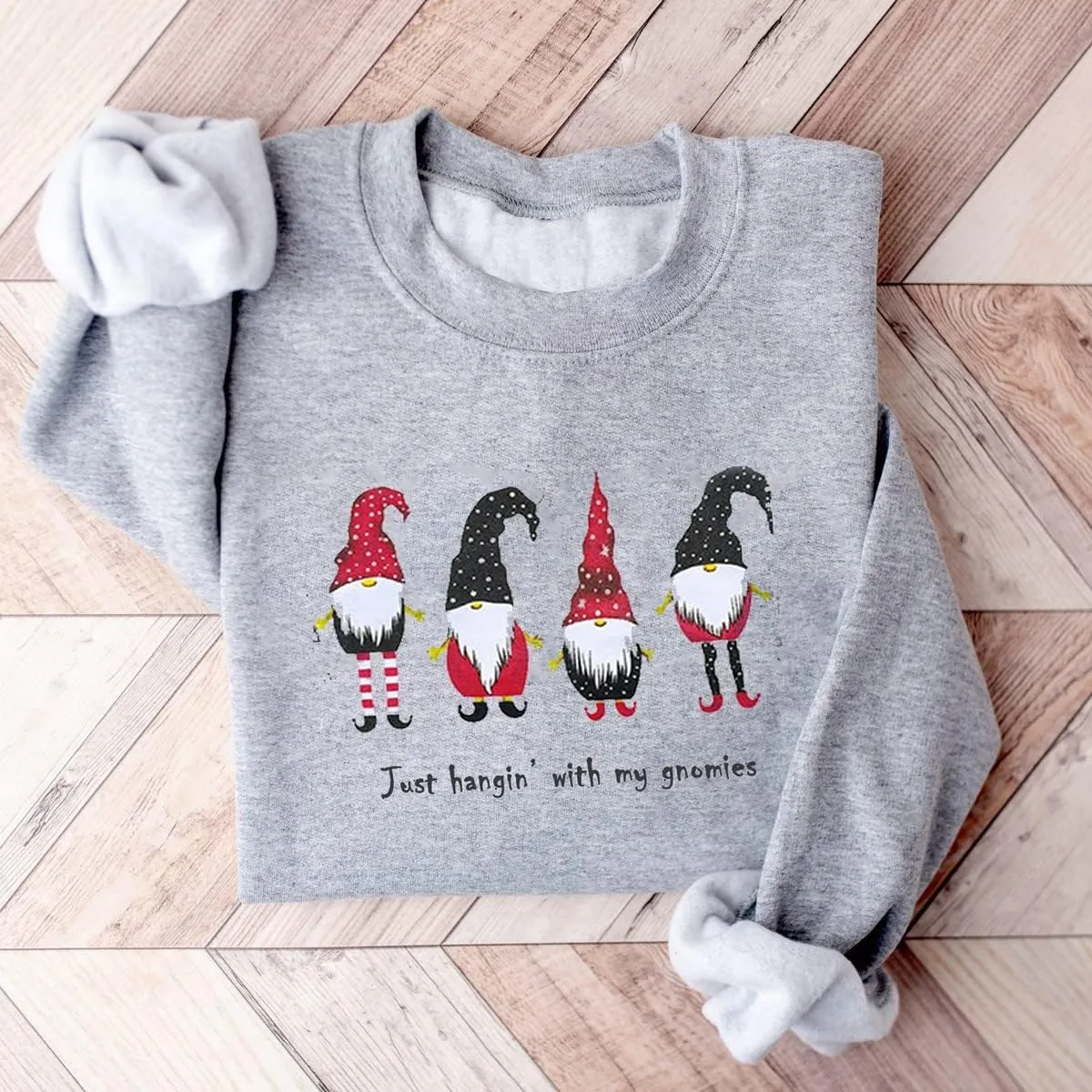 Barlver Women Christmas Fleece Sweaters Long Sleeve Fuzzy Sweatshirts Holiday Graphic Shirts