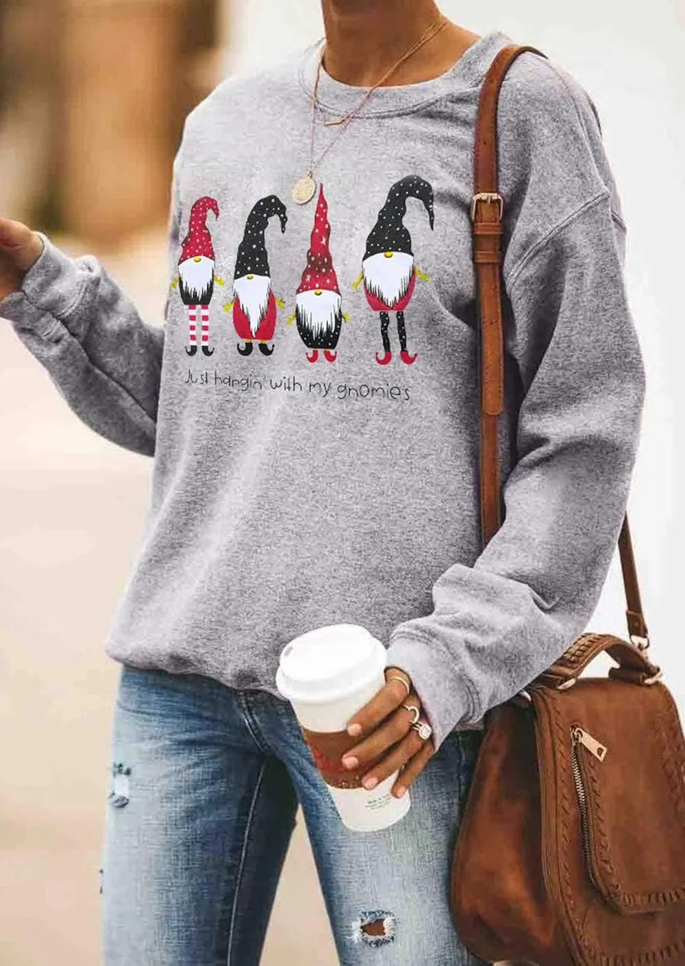 Barlver Women Christmas Fleece Sweaters Long Sleeve Fuzzy Sweatshirts Holiday Graphic Shirts