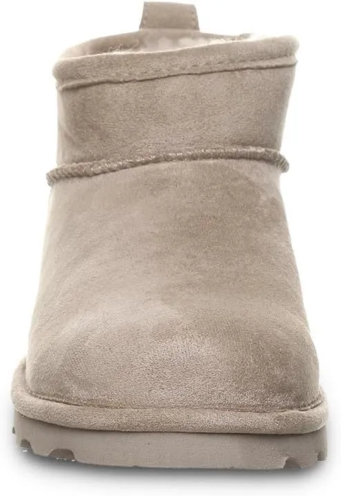 BEARPAW Women's Shorty Vegan Boot | Women's Ankle Boot | Women's Slip On Boot | Comfortable Winter Boot