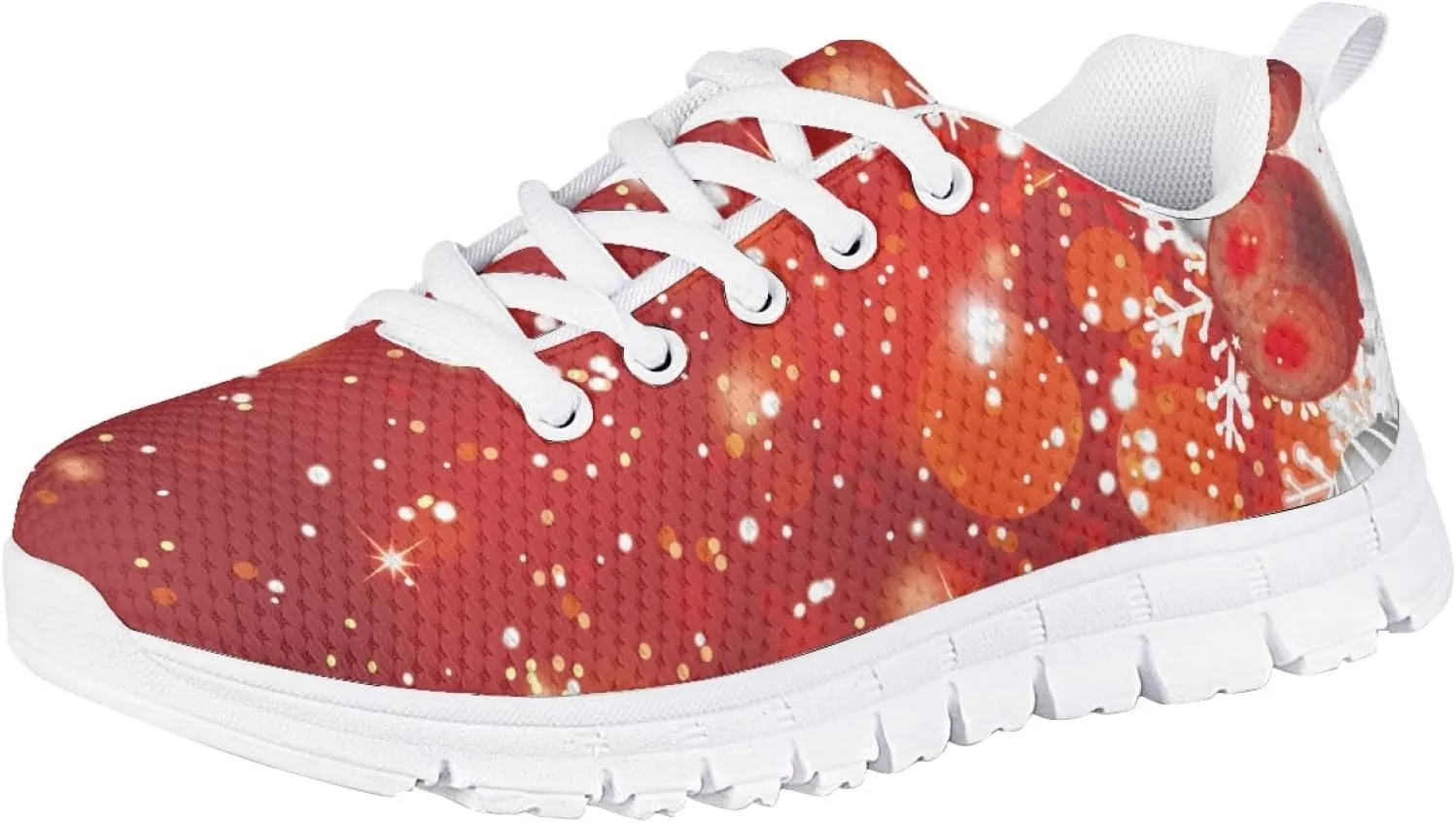 Bengbobar Christmas Sneakers for Kids Breathable Walking Shoes Girls Boys Most Comfortable Vocation Daily Walking Shoes Kids