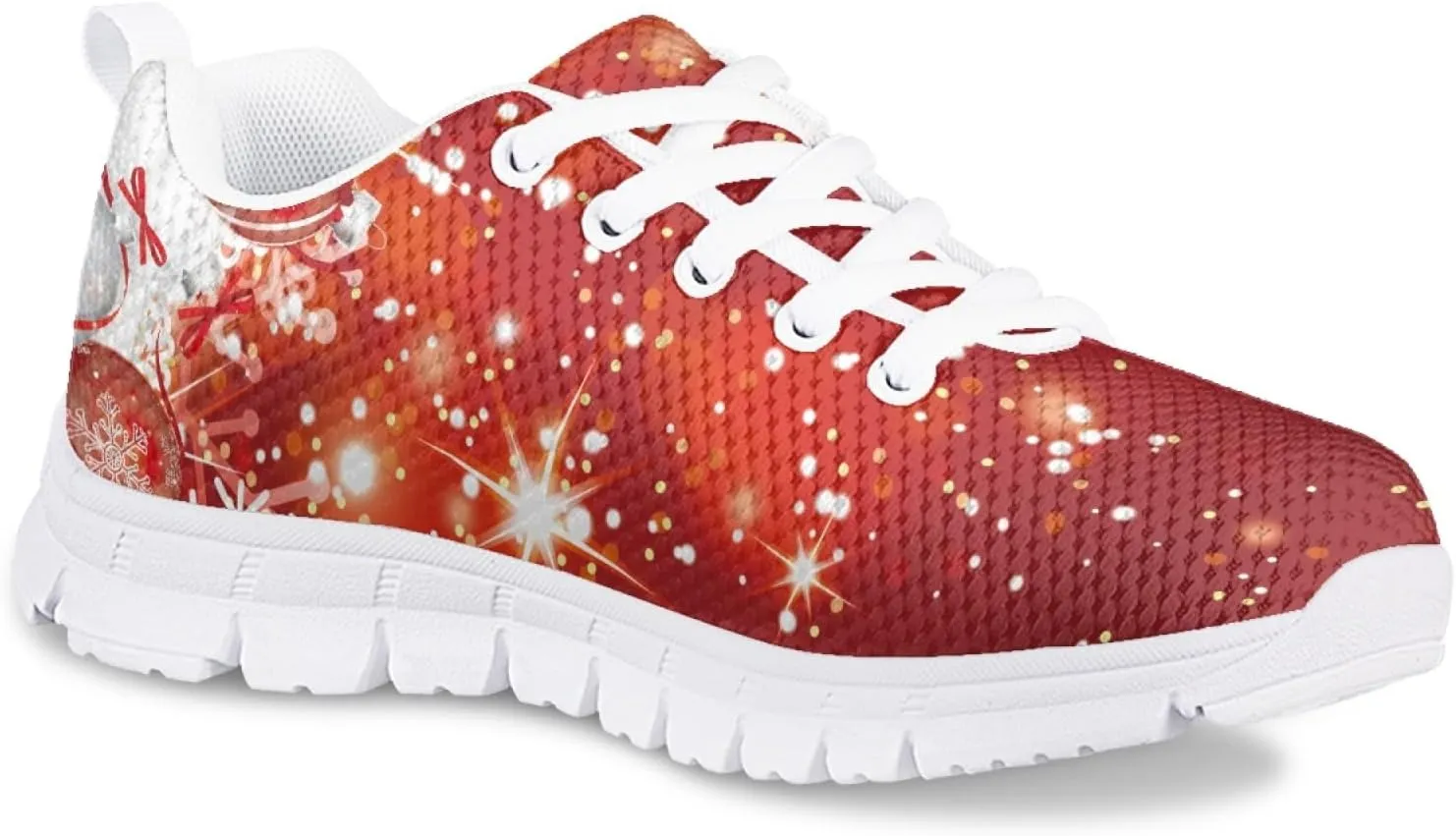 Bengbobar Christmas Sneakers for Kids Breathable Walking Shoes Girls Boys Most Comfortable Vocation Daily Walking Shoes Kids