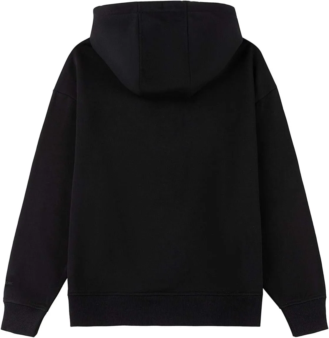 BETTERCHIC Women's Hooded Sweatshirt Casual Soft Brushed Fleece Hoody Drop Shoulder Full Zip Up Hoodie Size S-2XL