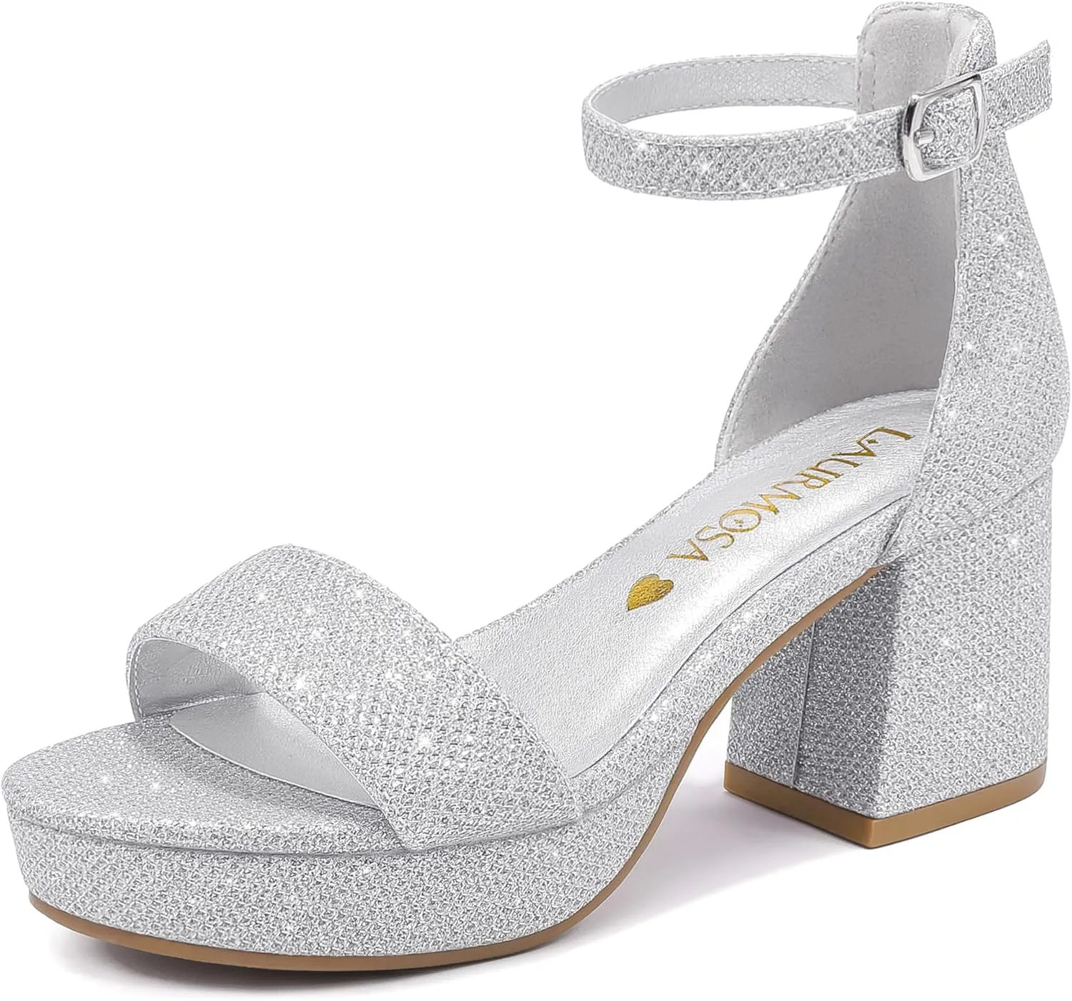 Big Girls High Heels Sandals Round Open Toe Kids Dress Shoes Pageant Flower Girl Shoes Wedding Party Ankle Strap Pumps for Little Big Kids