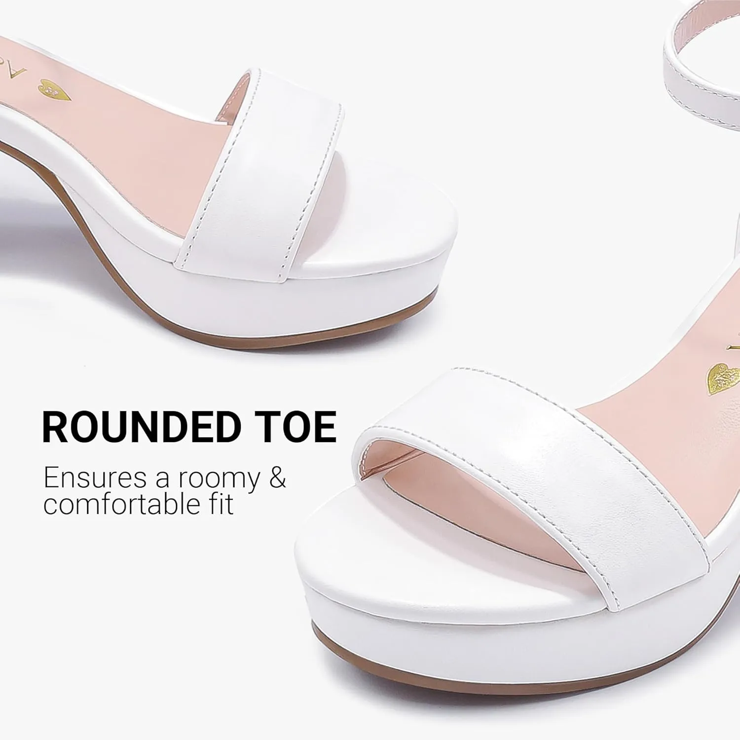 Big Girls High Heels Sandals Round Open Toe Kids Dress Shoes Pageant Flower Girl Shoes Wedding Party Ankle Strap Pumps for Little Big Kids