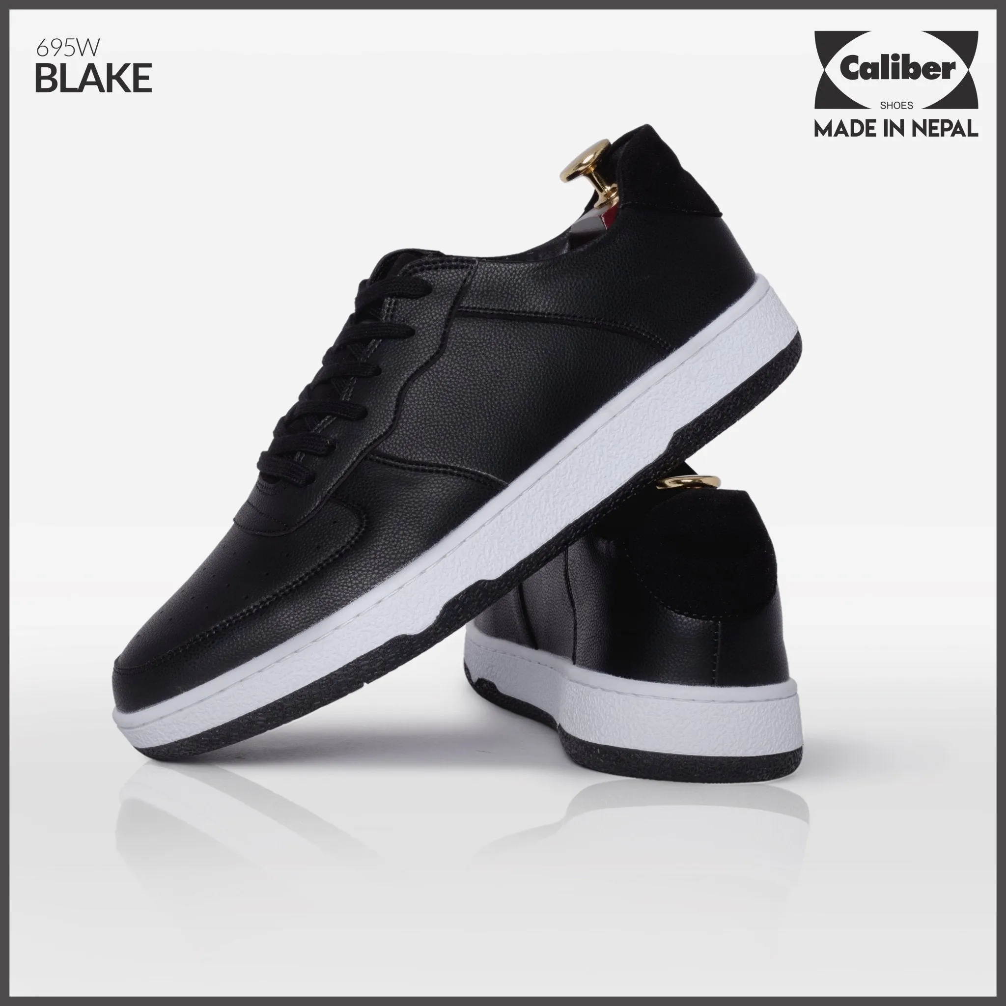 BLACK Casual Sneakers for Men (BLAKE 695G)