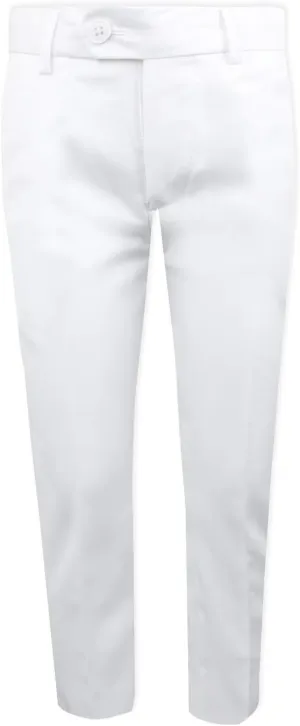 Black n Bianco Boys' First Class Slim Fit Trousers Dress Pants Gently Tapered Flat Front - Presented by Baby Muffin