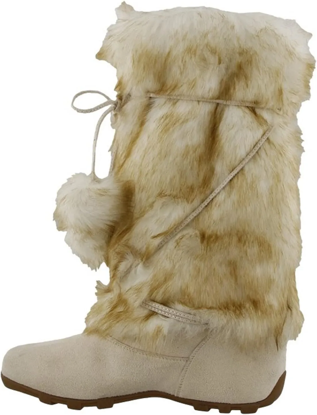 Blossom Talia-Hi Women Ladies Mukluk Faux Fur Mid Calf Warm Winter Snow Boots
