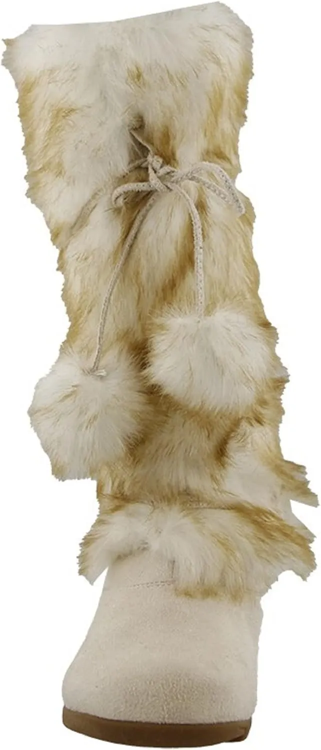 Blossom Talia-Hi Women Ladies Mukluk Faux Fur Mid Calf Warm Winter Snow Boots