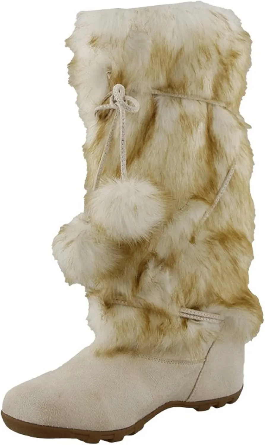 Blossom Talia-Hi Women Ladies Mukluk Faux Fur Mid Calf Warm Winter Snow Boots