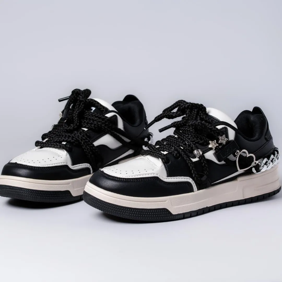 Bobo's House Kawaii Happy Heart 'n Sole Chunky Fashion Sneakers