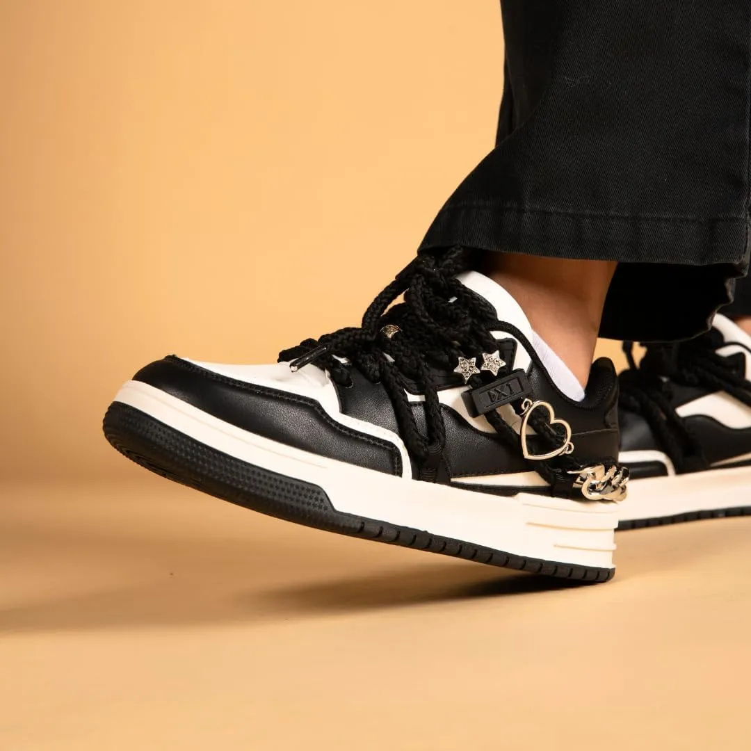 Bobo's House Kawaii Happy Heart 'n Sole Chunky Fashion Sneakers