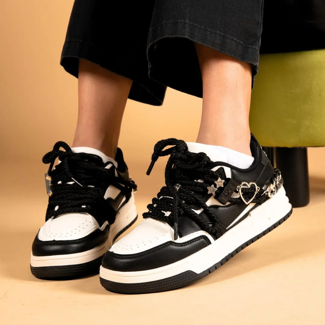 Bobo's House Kawaii Happy Heart 'n Sole Chunky Fashion Sneakers
