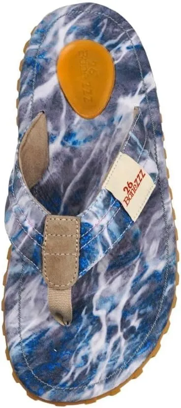 Bonezzz Chillzzz Flip Flops for Men – Memory Foam Sandals with Heel Pad Grip