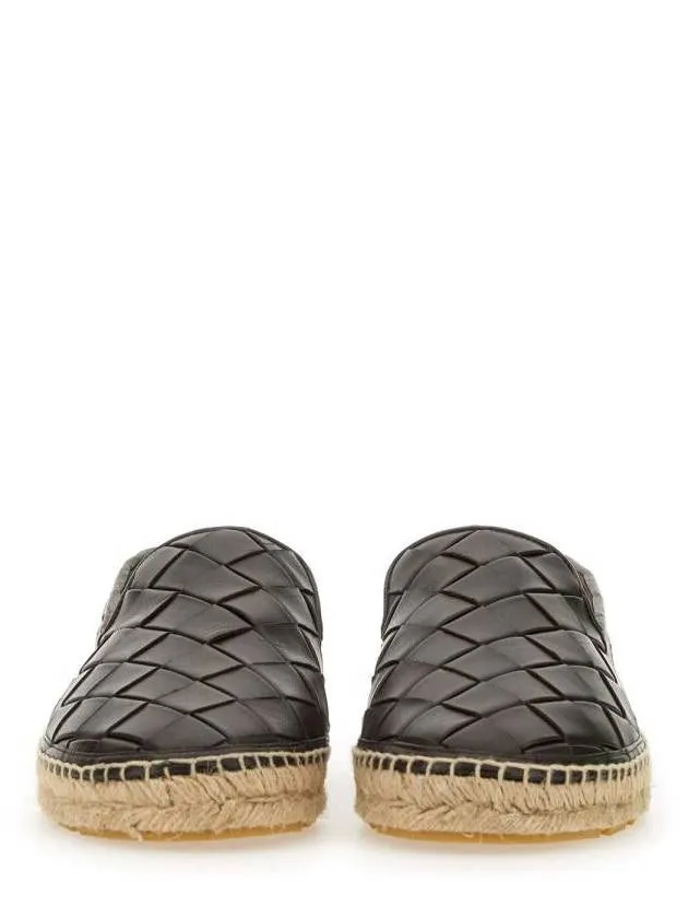Bottega Veneta Jack Intrecciato Leather Espadrille Fondant