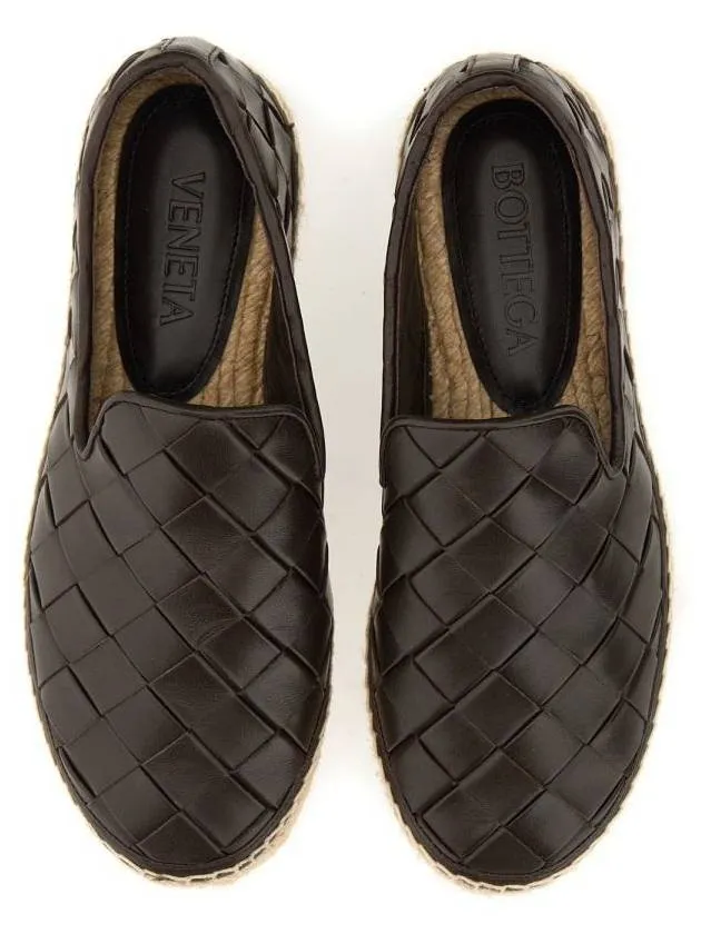 Bottega Veneta Jack Intrecciato Leather Espadrille Fondant