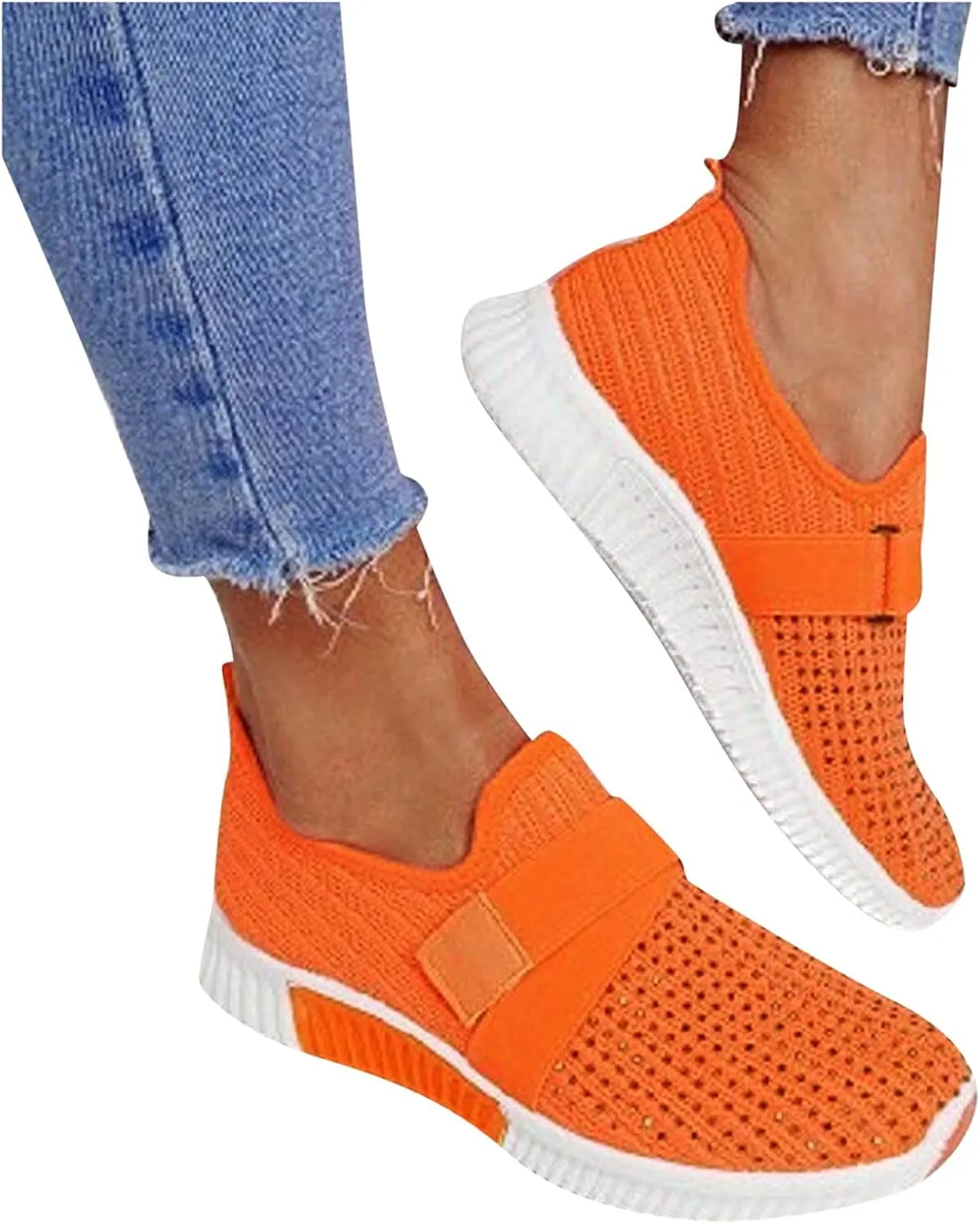 Bowling Shoes Women 9 Wide Slip Resistant Nurse Shoes for Women All White Running Shoes Women Sneakers for Womens Tenis De Mujer para Pies Con Juanetes OrtopéDicos