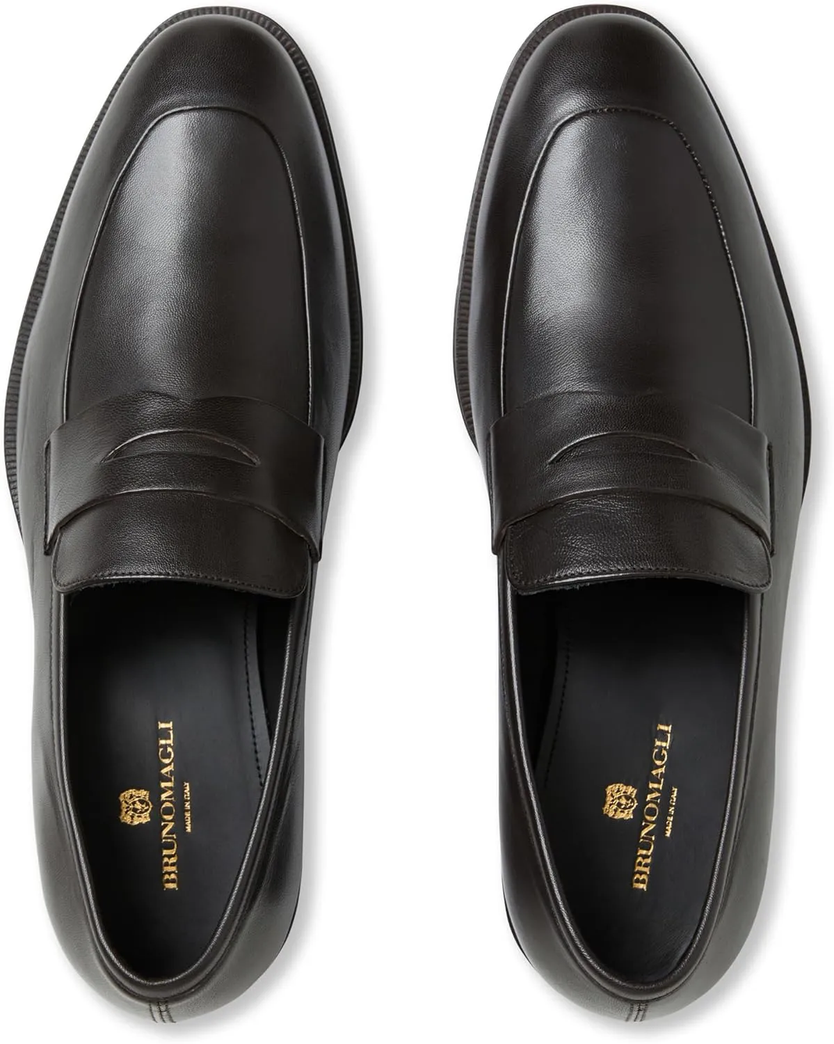 Bruno Magli Men's Maioco Penny Loafers Slip-On, Luxurious Leather Shoes