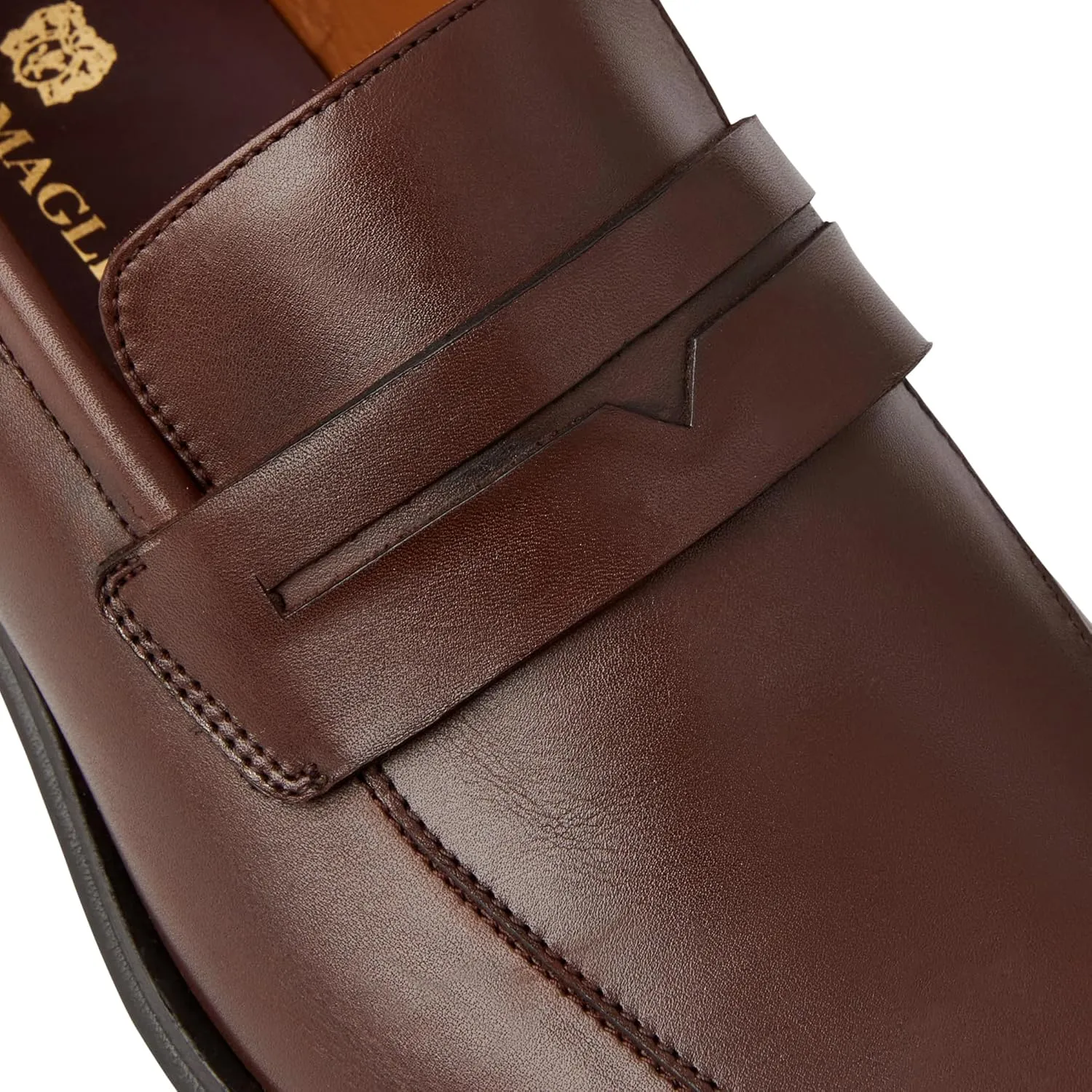 Bruno Magli Men's Raging Bit Loafers Luxurious Leather, Removable Footbed, Almond Toe