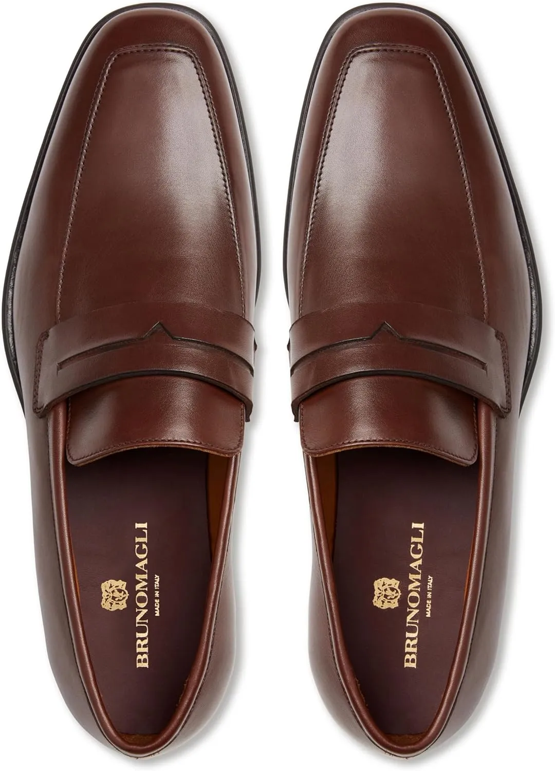 Bruno Magli Men's Raging Bit Loafers Luxurious Leather, Removable Footbed, Almond Toe