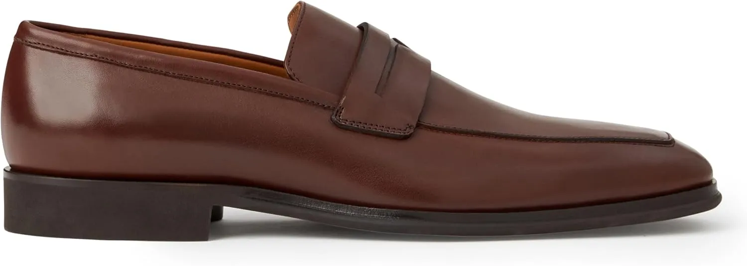 Bruno Magli Men's Raging Bit Loafers Luxurious Leather, Removable Footbed, Almond Toe