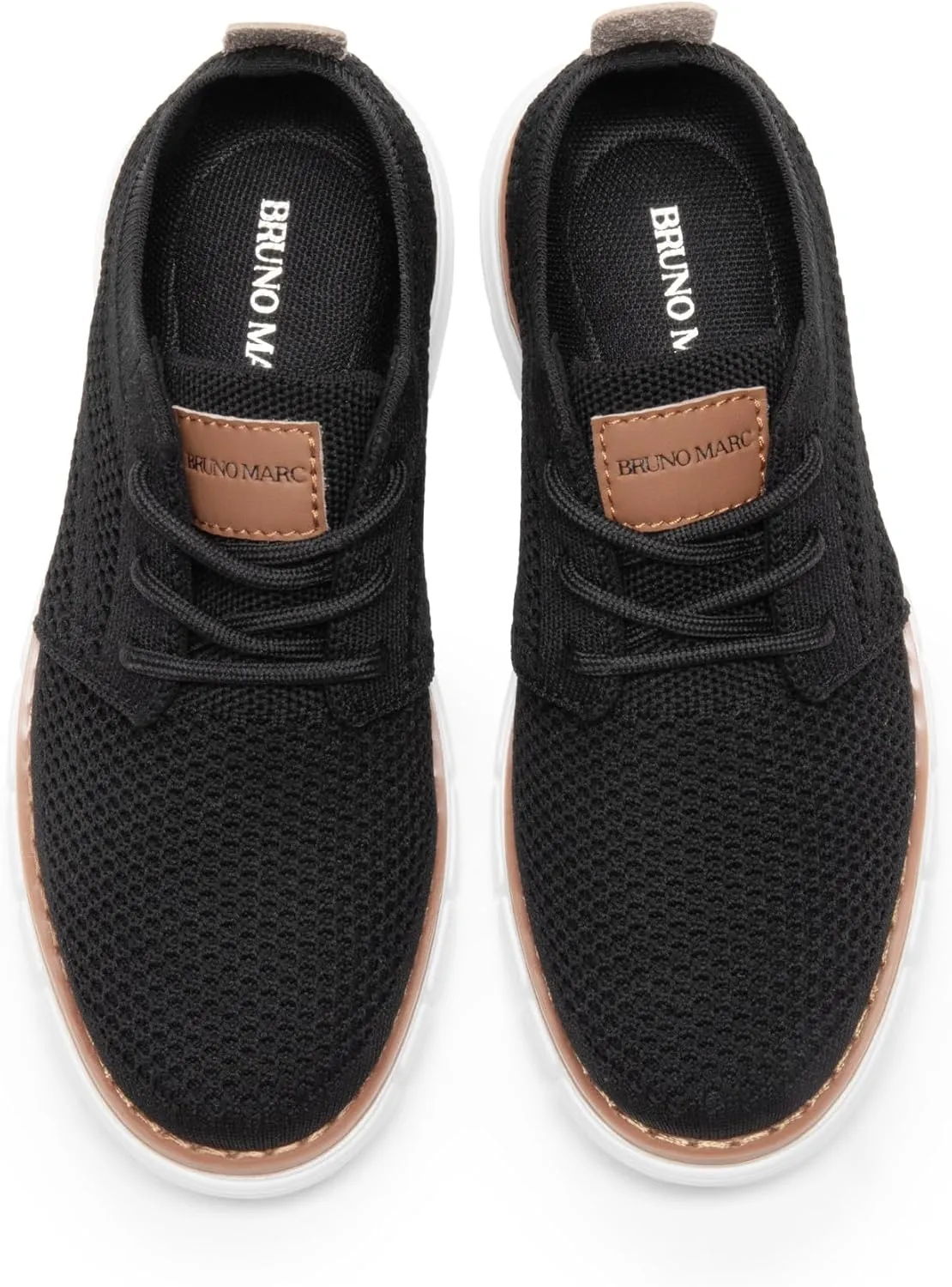 Bruno Marc Boy's Mesh Sneakers Oxfords Casual Dress Lace-Up Lightweight Walking Shoes