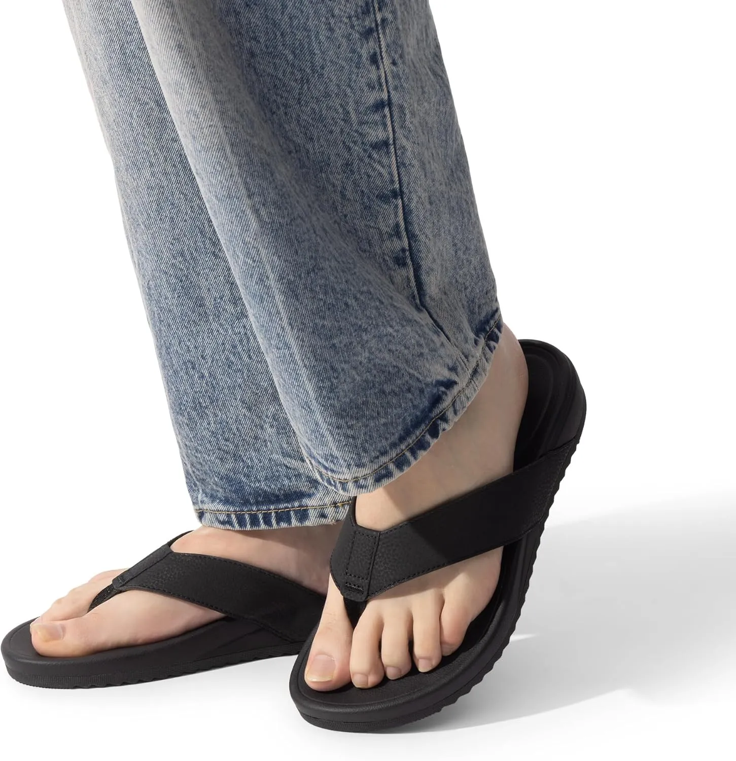 Bruno Marc Men's Flip Flops Thong Sandals Soft Cushion Supportive Footbed Summer Shoes