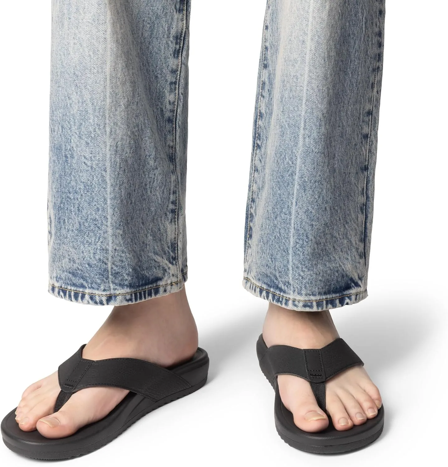 Bruno Marc Men's Flip Flops Thong Sandals Soft Cushion Supportive Footbed Summer Shoes