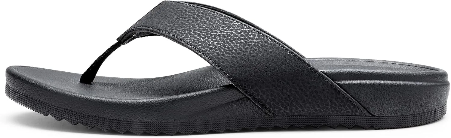 Bruno Marc Men's Flip Flops Thong Sandals Soft Cushion Supportive Footbed Summer Shoes