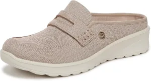 BZees Womens Georgia Mule Biscotti Sparkle Fabric 9 W